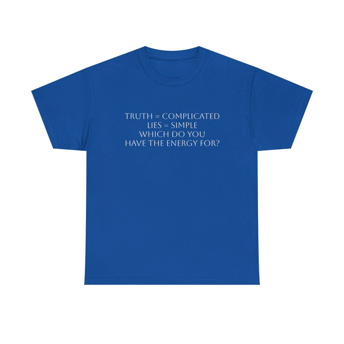 Truth or Lies T-Shirt: Satire T-Shirt Dark Humor