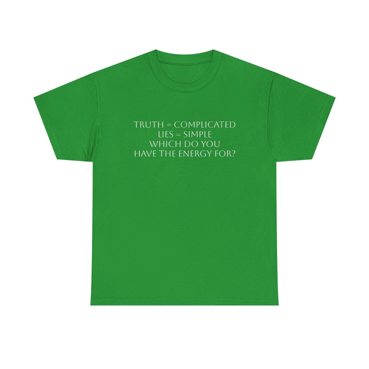 Truth or Lies T-Shirt: Satire T-Shirt Dark Humor