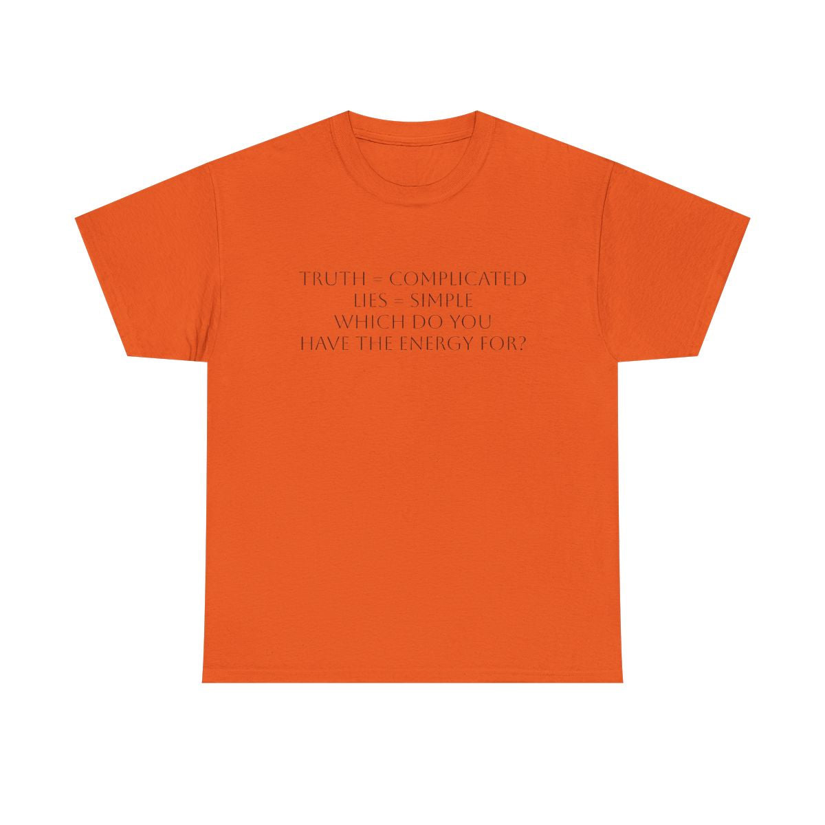 Truth or Lies T-Shirt: Satire T-Shirt Dark Humor