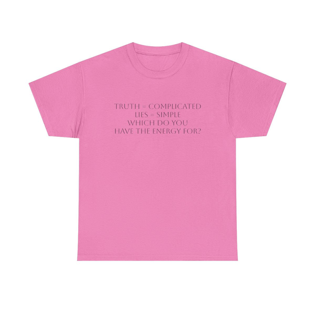 Truth or Lies T-Shirt: Satire T-Shirt Dark Humor