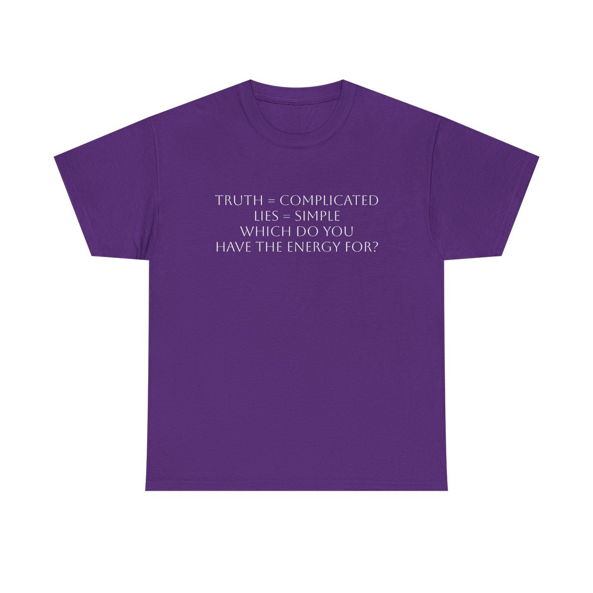 Truth or Lies T-Shirt: Satire T-Shirt Dark Humor