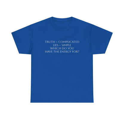 Truth or Lies T-Shirt: Satire T-Shirt Dark Humor
