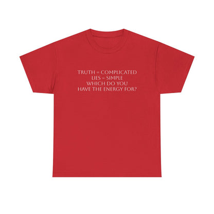 Truth or Lies T-Shirt: Satire T-Shirt Dark Humor
